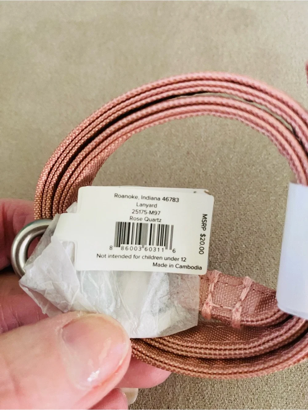 Vera Bradley Lanyard NWT “Rose Quartz”